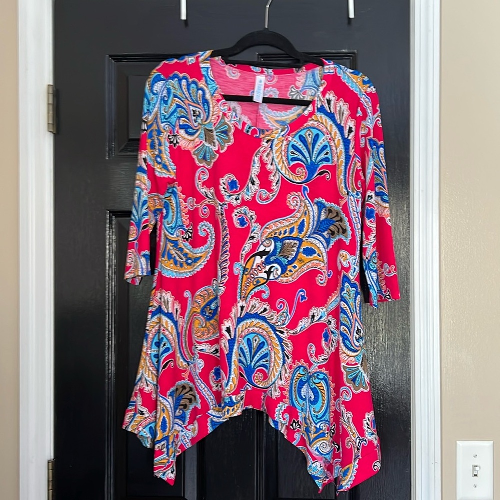 Pink/Blue Floral Dress
